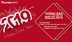 [THÔNG BÁO] LỊCH NGHỈ TẾT NGUYÊN ĐÁN 2019