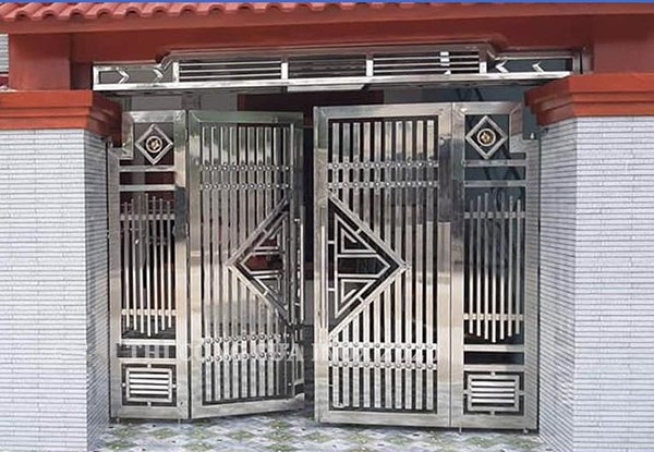 Các mẫu cửa cổng inox đẹp được ưa chuộng