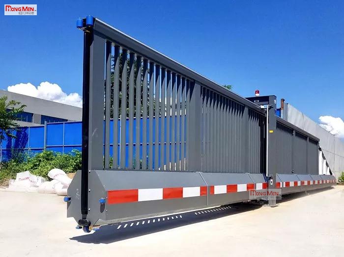 Cổng trượt tự động không ray thích hợp lắp đặt ở đâu?