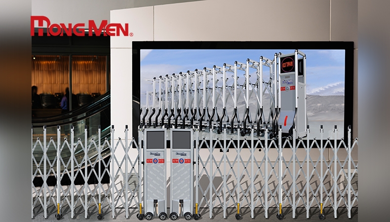 Cổng xếp HongMen sử dụng loại cảm biến chống va chạm nào?