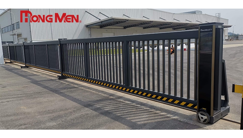 Cửa cổng trượt ngang có ray và không ray khác nhau ra sao?