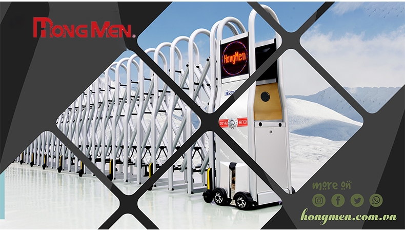 Giải đáp thắc mắc về giá lắp đặt cổng xếp tự động HongMen
