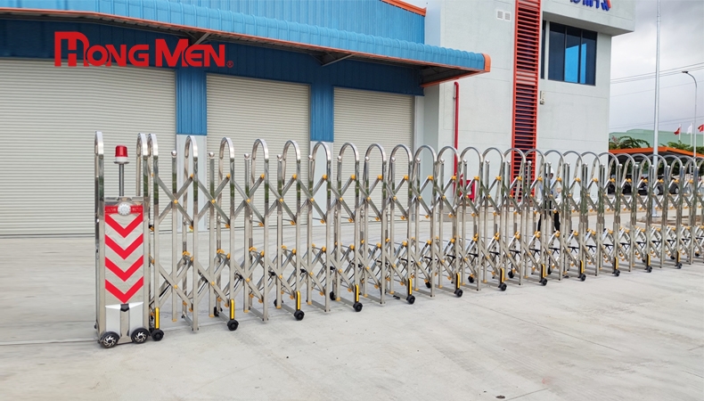 Khám phá mẫu cổng xếp tự động phù hợp dành cho nhà máy