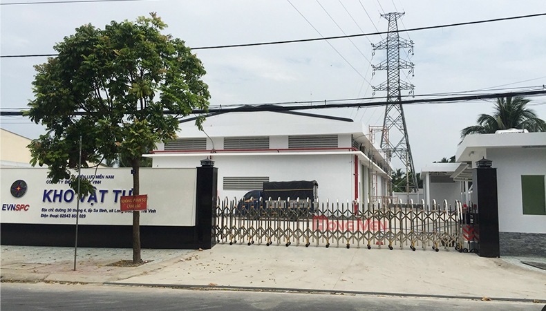Kho Vật Tư Điện lực Trà Vinh