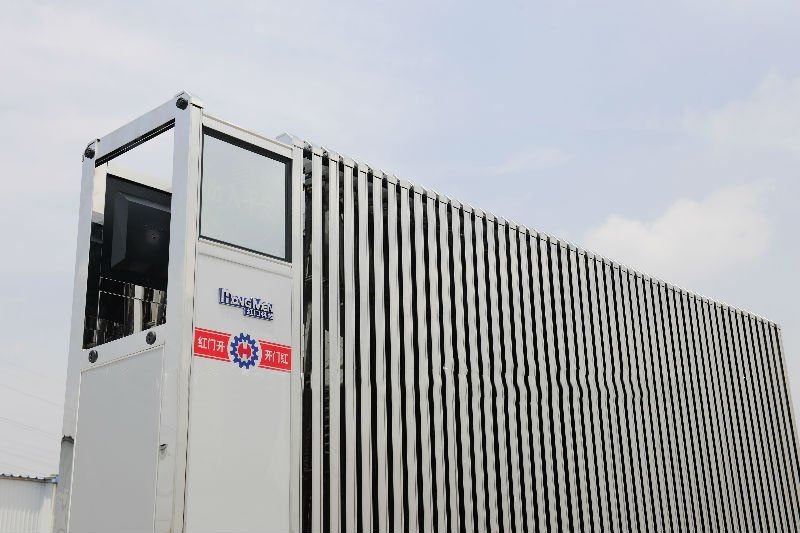 Kích thước cửa cổng xếp tự động tính như thế nào?