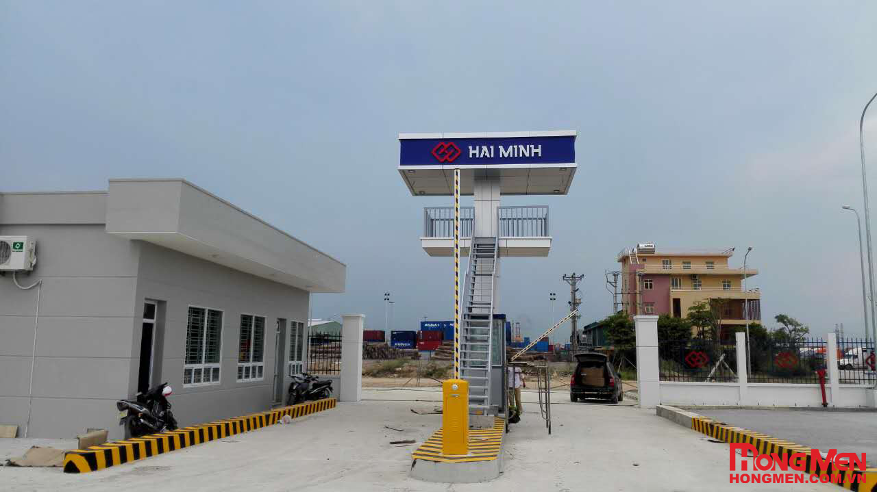 Lắp đặt thanh chắn barrier tại Cảng Đình Vũ - Hải Phòng