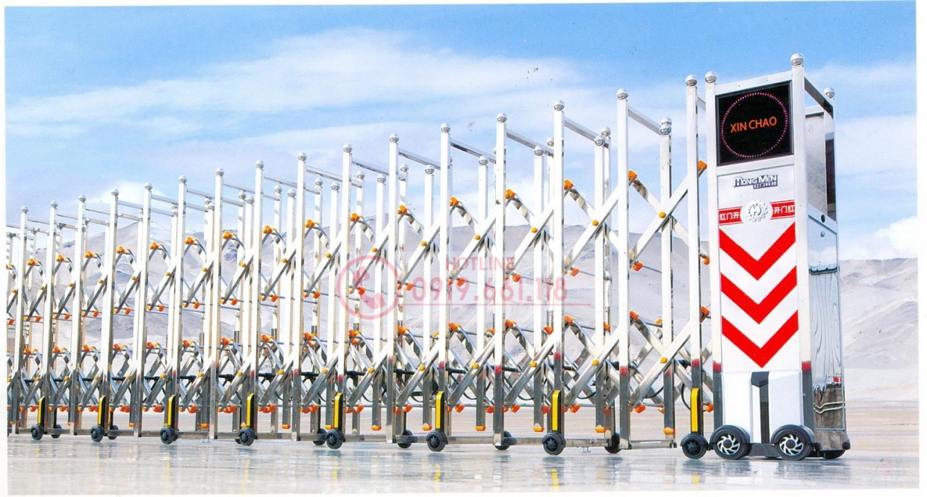 Những lưu ý trước khi nhận cổng xếp inox tự động