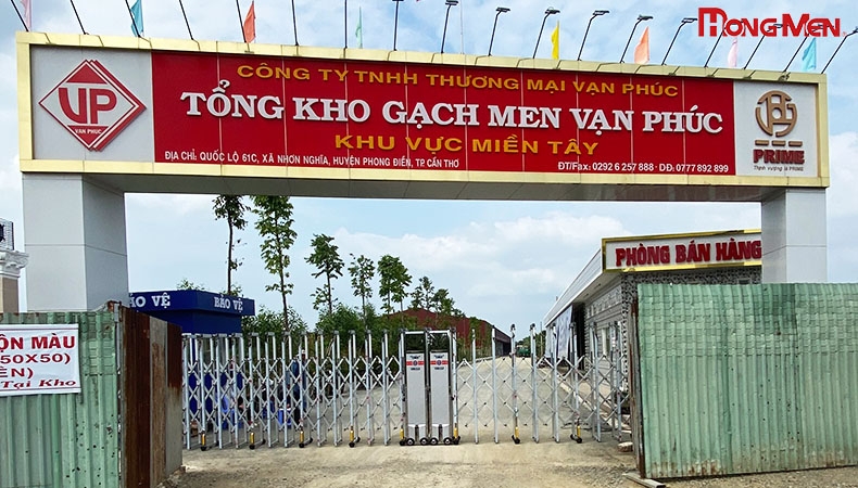Tổng kho gạch men Vạn Phúc- Cần Thơ
