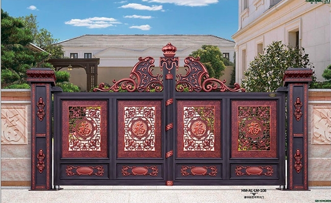 Top những cổng biệt thự 4 cánh đẹp 2021
