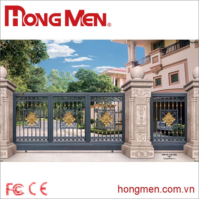 Cổng Biệt Thự Nhôm Đúc Đồng Hỉ