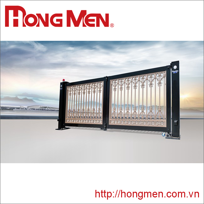 Cổng biệt thự trượt xếp tự động HDR51D