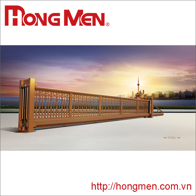 Cổng treo hợp kim nhôm tự động P705C