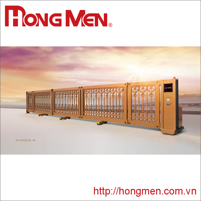 Cổng trượt xếp nhiều cánh HSG61B