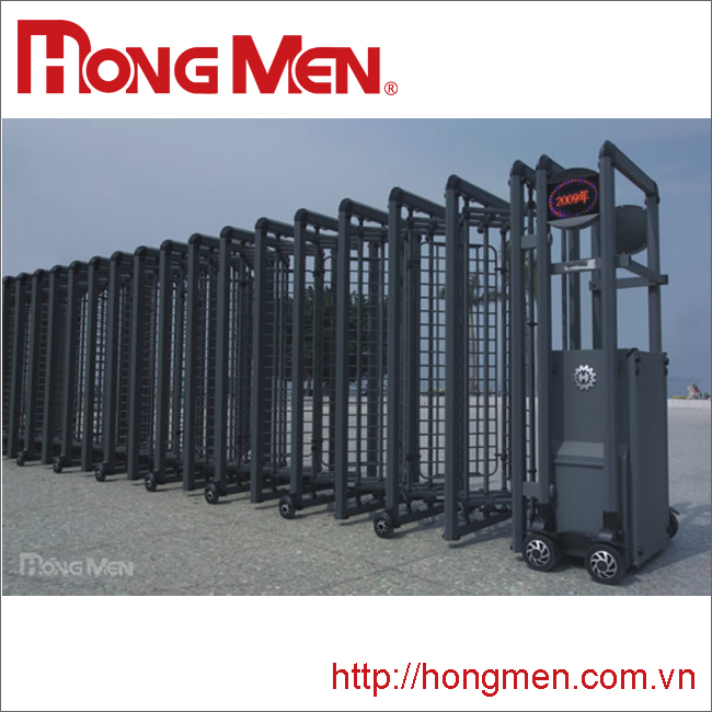 Cổng xếp hợp kim nhôm S820B-G