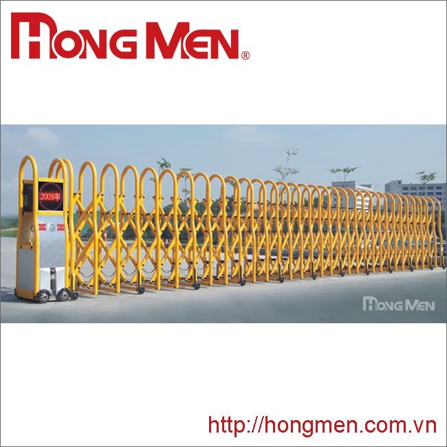 Cổng xếp hợp kim nhôm SQMB-F