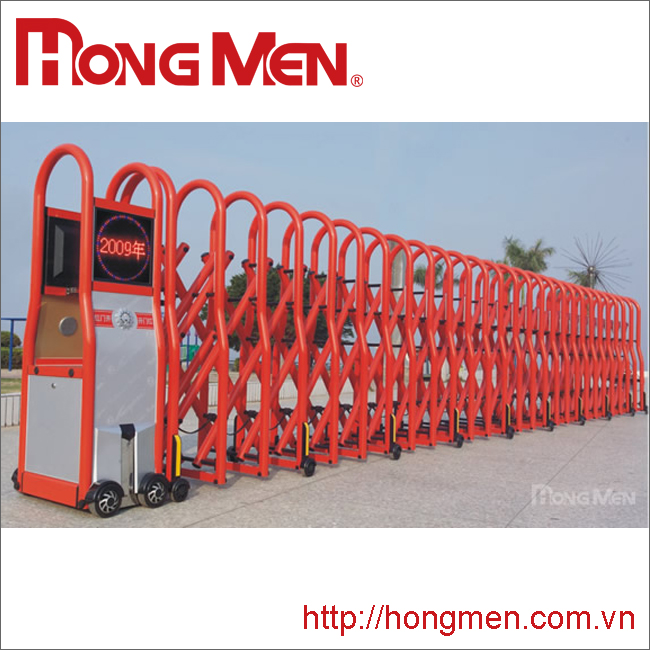 Cổng xếp hợp kim nhôm SQMB-R