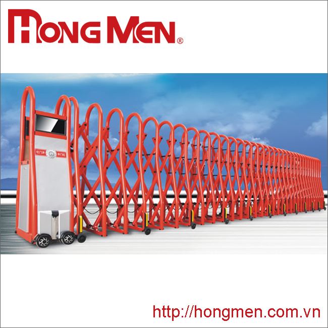 Cổng xếp hợp kim nhôm SQMC-R