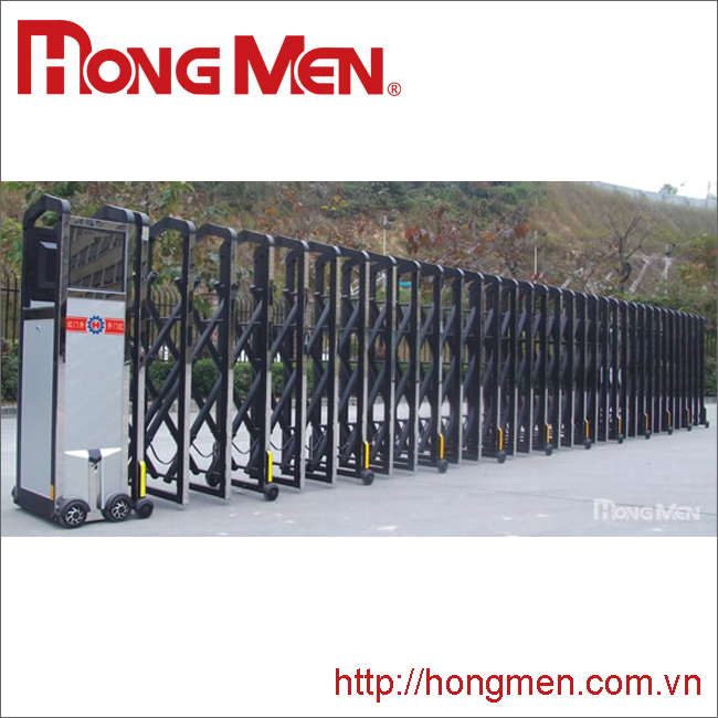 Cổng Xếp Tự Động Hắc Kim Cang B