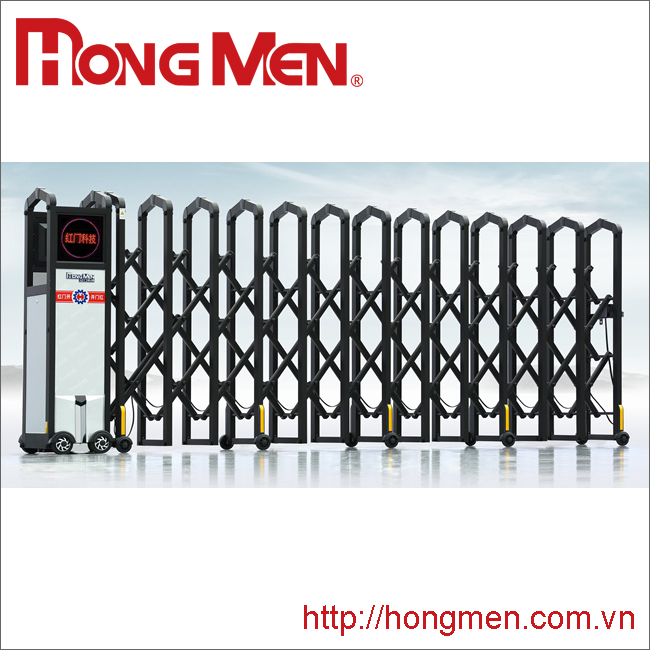 Cổng xếp Tự Động Hắc Trân Châu B