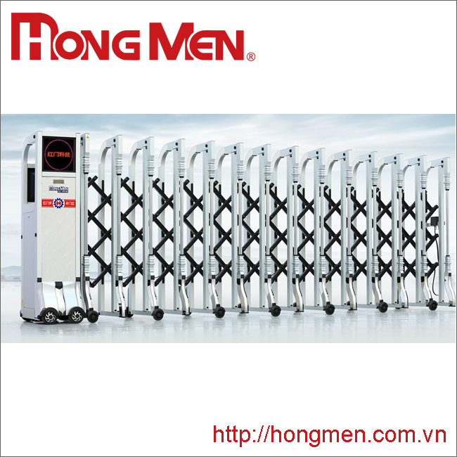 Cổng xếp tự động hợp kim nhôm H670B-YH