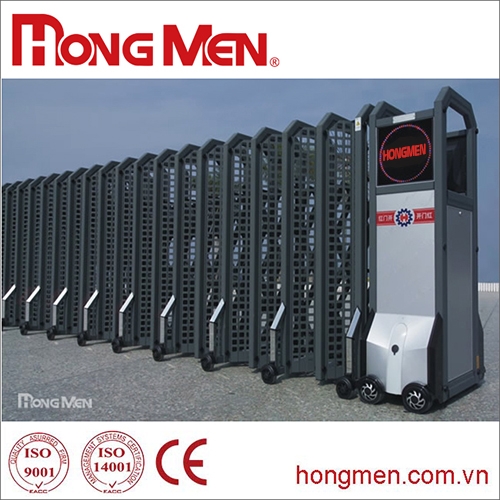 Cổng xếp tự động hợp kim nhôm S690F-G