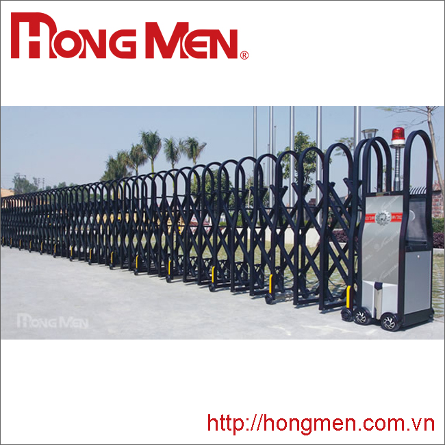 Cổng xếp tự động hợp kim nhôm SQM-H