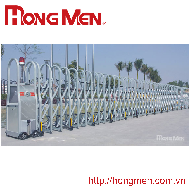 Cổng xếp tự động hợp kim nhôm SQM-Y