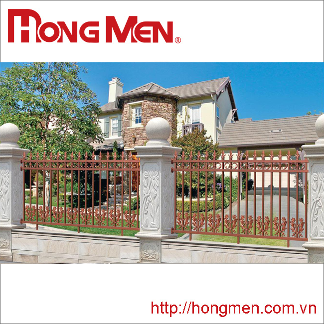 Hàng rào hợp kim nhôm HM-AL-ZL-302