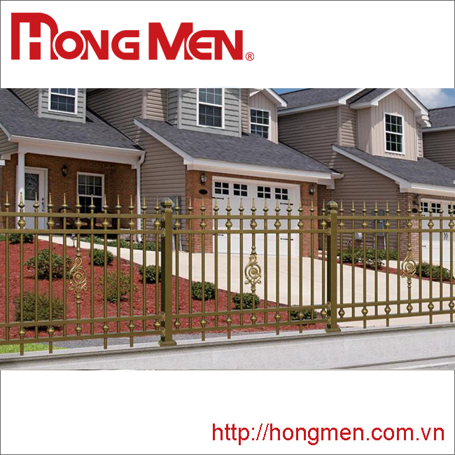 Hàng rào hợp kim nhôm HM-AL-ZL-322