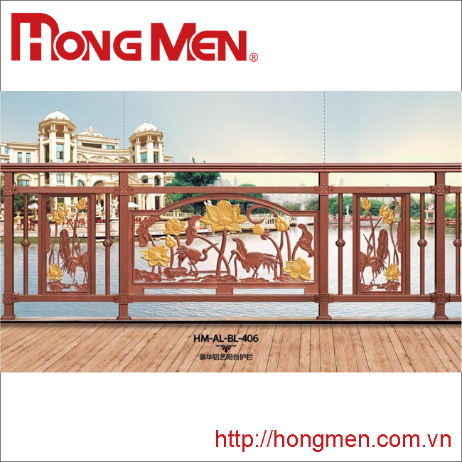 Lan Can Hợp Kim Nhôm HM-AL-BL-406