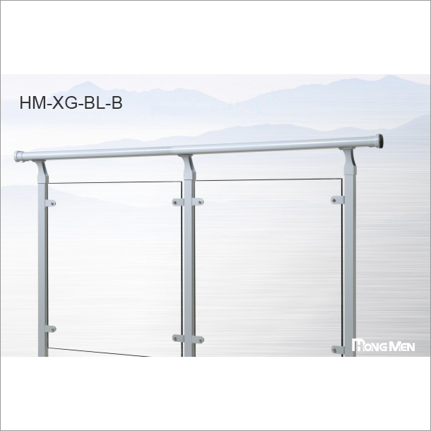 Lan Can Kính Sắt Mạ Kẽm HM-XG-BL-B