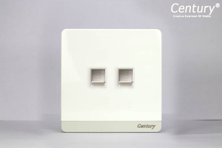 Ổ cắm điện thoại 2 ổ Q1W-T04